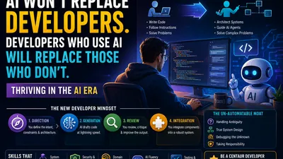 AI Won't Replace Software Developers — Developers Who Use AI Will (The 2026 Reality)