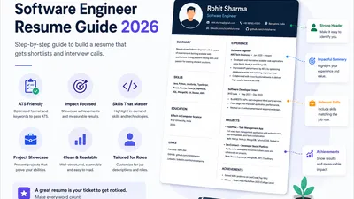 The Ultimate Software Engineer Resume Guide (2026): Build an ATS-Friendly Resume That Gets Interviews